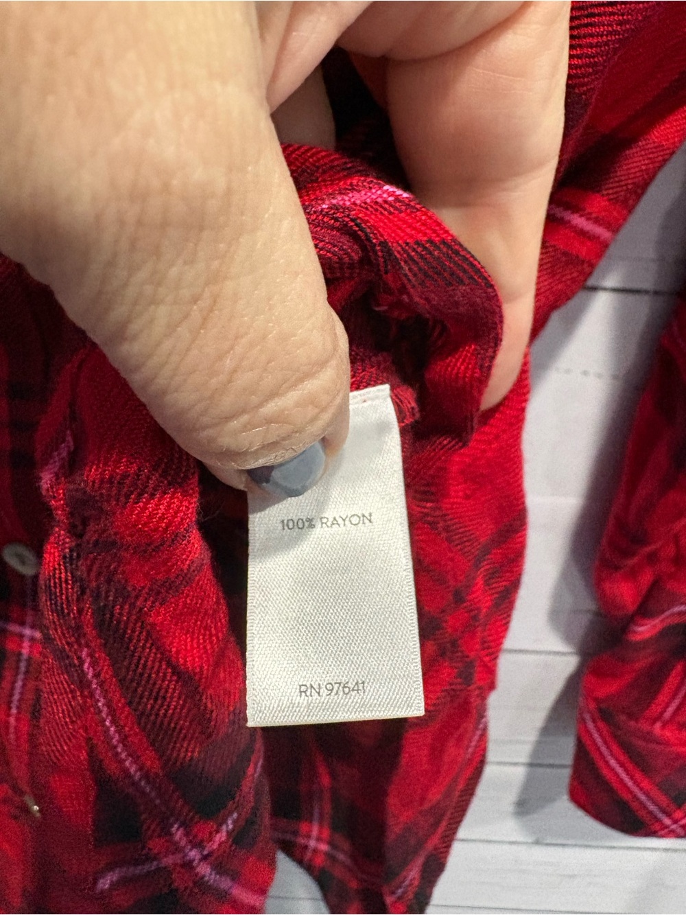 J. Jill Plaid Button Down Top - Picture 5 of 7
